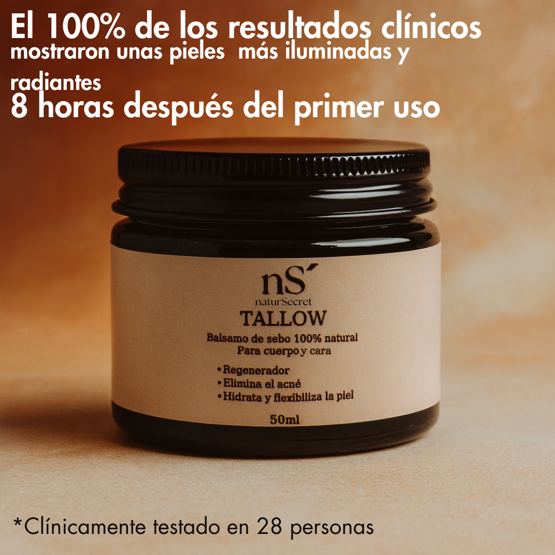 Bálsamo de sebo de res - 100% natural